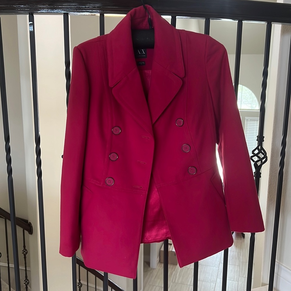 Armani Exchange Coat in pink